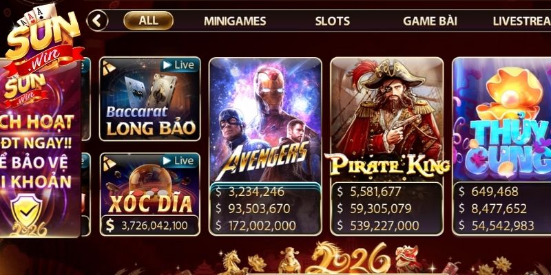 Trải nghiệm giải trí và nhập vai nổi bật trong Avenger Sunwin