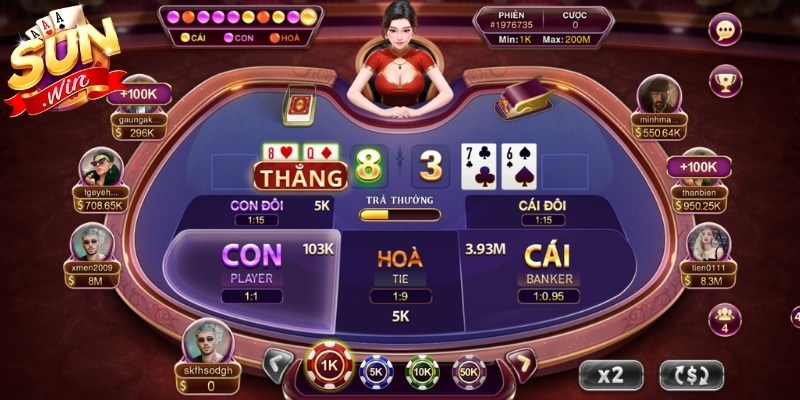 Baccarat Kim Tài Sunwin - Hướng Dẫn Chơi Dành Cho Tân Thủ 1 Giới thiệu chi tiết tựa game Baccarat Kim Tài Sunwin