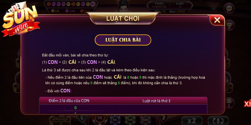 Baccarat Kim Tài Sunwin - Hướng Dẫn Chơi Dành Cho Tân Thủ 3 Hệ thống tự động chia bài